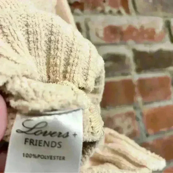 Lovers + Friends Cream Zip Sweater Size M - Picture 4 of 7